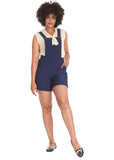 Banned June 40's Playsuit Navy