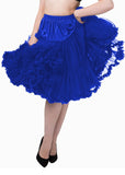 Banned 50's Petticoat Lang Konings Blauw