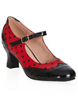 Banned Steppin' Style Polkadot 50's Pumps Rood