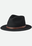 Brixton Messer Fedora Hoed Zwart