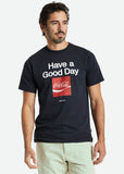 Brixton x Coca Cola Heren Good Day T-Shirt Zwart
