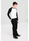 Chet Rock Heren Loose Larry Jeans Zwart