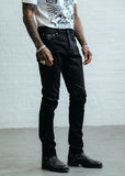 Chet Rock Heren Rockstar Skinny Jeans Zwart