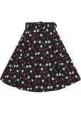 Collectif Trinette Swallows & Cherries 50's Swing Rok Multi
