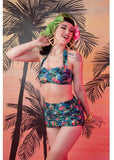 Collectif x Playful Promises Jungle Bikini Top Multi