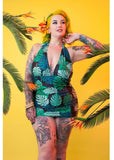 Collectif x Playful Promises Green Palm 50's Badpak Multi