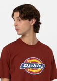 Dickies Heren Icon Horseshoe Logo T-Shirt in Fired Brick