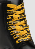 Dr. Martens Logo Platte Veters 8 Veterogen Geel met Zwart