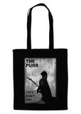 Gothicat The Purr Cats Don't Cry Tote Tas Zwart