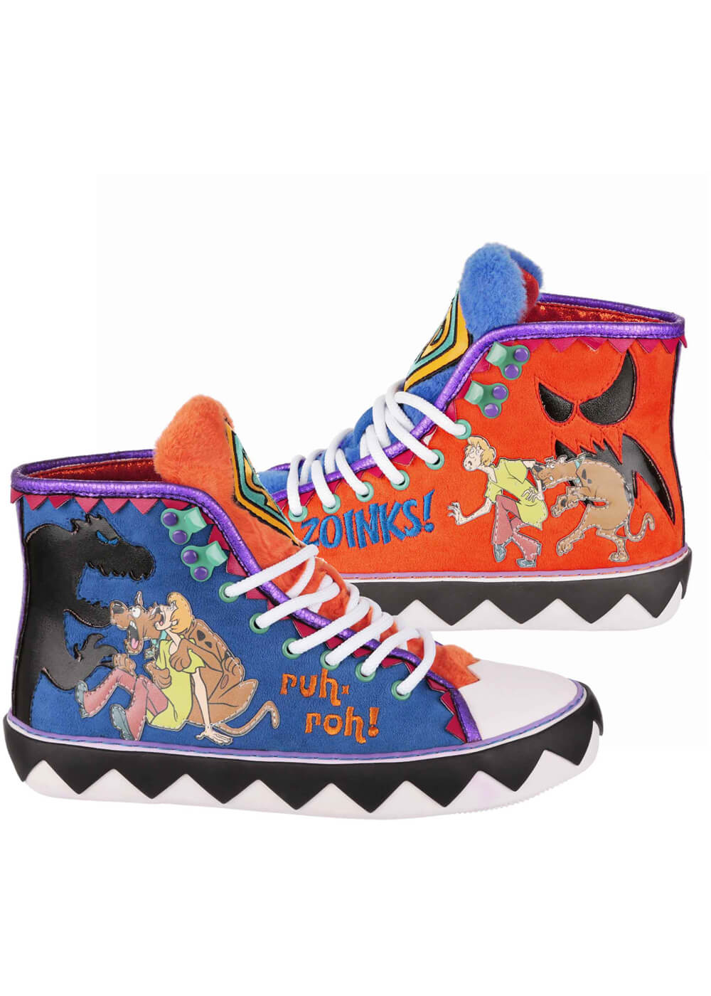 Plak opnieuw Extreem belangrijk ontwerper Irregular Choice Scooby Doo Zoinks Gympen Sneakers Oranje – Succubus.nl