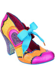 Irregular Choice Right On Heart 50's Pumps Paars