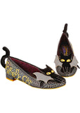 Irregular Choice Halloween Scardey Cat Ballerina's Zwart