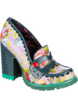 Irregular Choice Loaf It Up 70's Pumps in Donker Groen