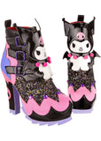 Irregular Choice x Hello Kitty Kuromi Cutie Laarzen Zwart