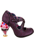 Irregular Choice Favourite Flavour Ice Cream Pumps Donker Paars