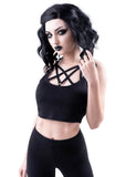 Killstar Magica Crop Top Zwart