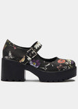 Koi Footwear Tira Floral Mary Janes Pumps Zwart