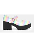 Koi Footwear Tira Candy Dreams Rainbow 60's Mary Janes Pumps Multi