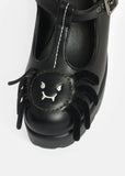 Koi Footwear Sai Spider's Choice Mary Jane Pumps Zwart