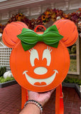 Loungefly Disney Minnie Mouse Glow In The Dark Pumpkin Rugtas Oranje
