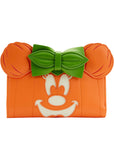 Loungefly Disney Minnie Mouse Glow In The Dark Pumpkin Portemonnee Oranje