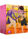 Magic Bodyfashion Maxi Sexy Hoog Bermuda Broekje Zwart