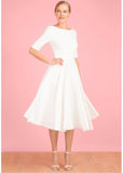 Pretty Dress Company Hepburn 50's Swing Jurk Ivoor
