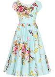 Pretty Dress Company Hourglass Seville 50's Swing Jurk Mint