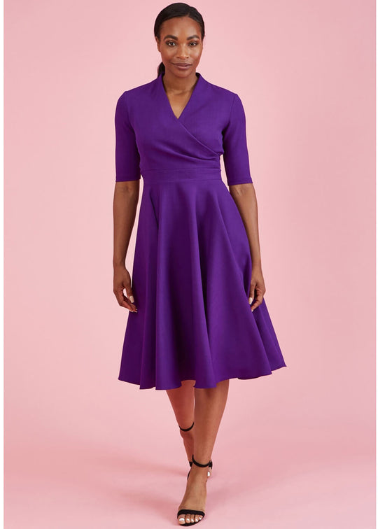 Pretty Dress Company Leyla 50s Midi Swing Dress Red main image 1