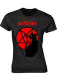 Retro Movies Sabrina The Teenage Witch Girly T-Shirt Zwart