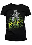 Retro Movies Beetlejuice Girly T-Shirt Zwart