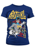 Retro Movies DC Comics Batgirl Girly T-Shirt Navy