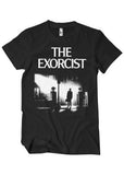 Retro Movies The Exorcist Poster 80's T-Shirt Zwart