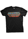 Retro Movies Masters Of The Universe Logo T-Shirt Zwart