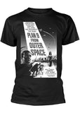 Retro Movies Plan 9 From Outer Space Poster T-Shirt Zwart