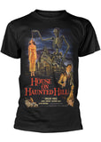 Retro Movies House On Haunted Hill T-Shirt Zwart