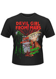 Retro Movies Devil Girl From Mars T-Shirt Zwart