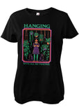 Retro Movies Rhodes Hanging with All My Friends Girly T-Shirt Zwart