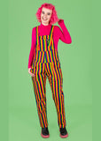 Run & Fly Rainbow Stripe 70's Tuinbroek Multi