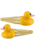 Succubus Duck Clic Clac Set Haarclips Geel