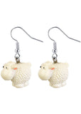 Succubus Sheep Oorbellen Wit