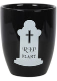 Succubus RIP Plant Dead Planten Pot Zwart