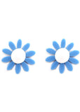 Succubus Jewels Groovy Flowers 60's Oorbellen Blauw