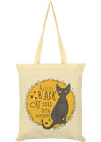 Succubus Gifts A Little Black Cat Tote Tas Creme