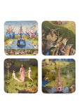 Succubus Art Garden Of Earthly Delights Bosch Set van 4 Onderzetters