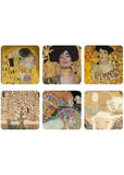 Succubus Art Klimt Set van 6 Onderzetters