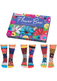 United Odd Socks 6 Dames Sokken Flower Box